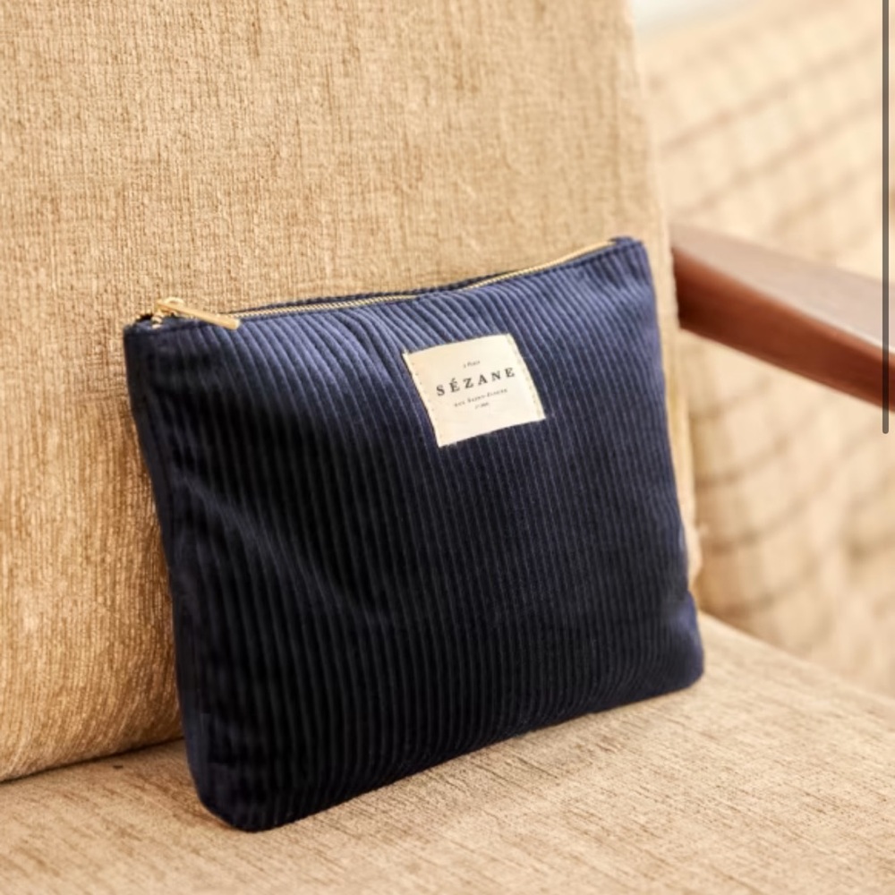 Sezane Velour Pouch